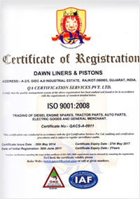ISO 9001:2008 Certificate